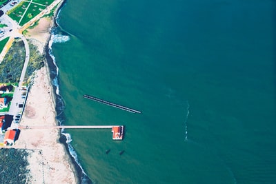 海岸线航空摄影